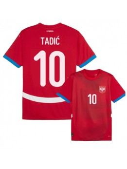 Srbija Dusan Tadic #10 Domaci Dres EP 2024 Kratak Rukavima Srbija Dusan Tadic #10 Domaci Dres EP 2024 Kratak Rukavima